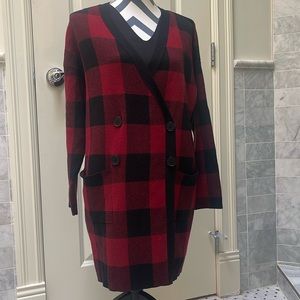 Buffalo plaid sweater